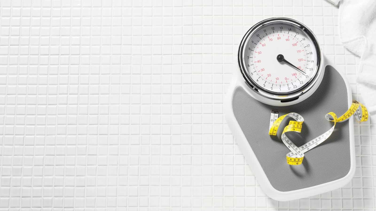 losing weight with a scale