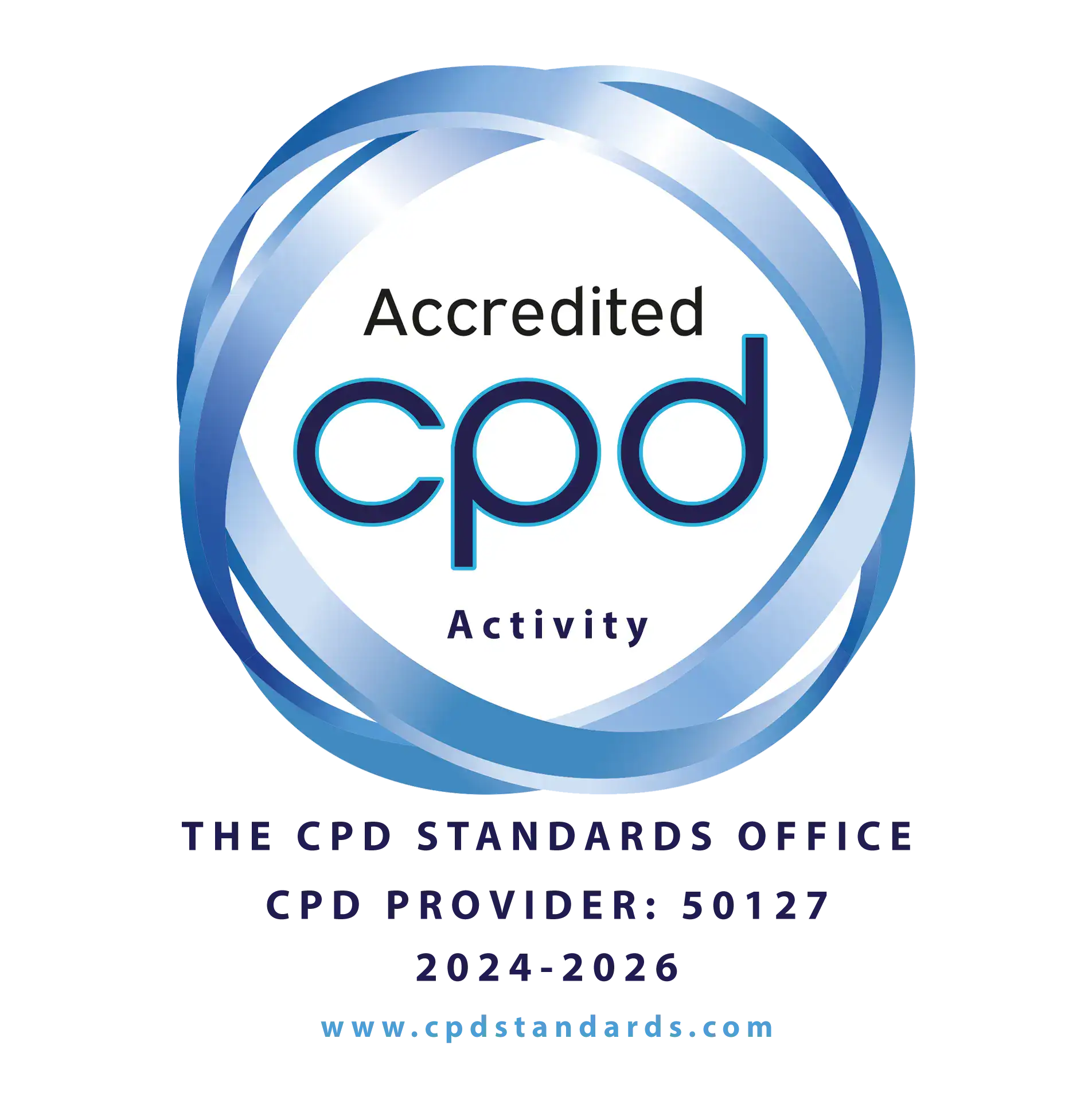 CPD Standards Office accreditation badge, 2024 to 2026